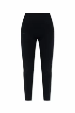 Pangaia CZARNY Legginsy z logo