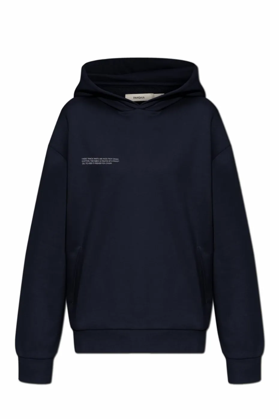 Pangaia GRANATOWY Bluza z logo