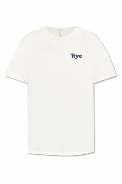 Rag & Bone BIAŁY T-shirt `Boyfriend`
