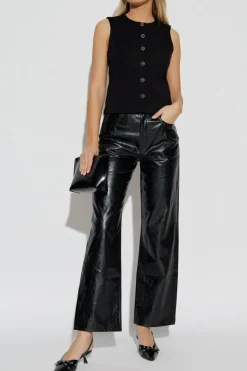 Rag & Bone CZARNY Kamizelka `Irina`
