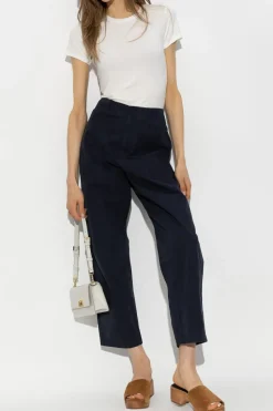 Rag & Bone GRANATOWY Spodnie ‘Leyton Workwear’