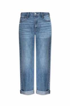 Rag & Bone NIEBIESKI Jeansy z efektem `vintage`