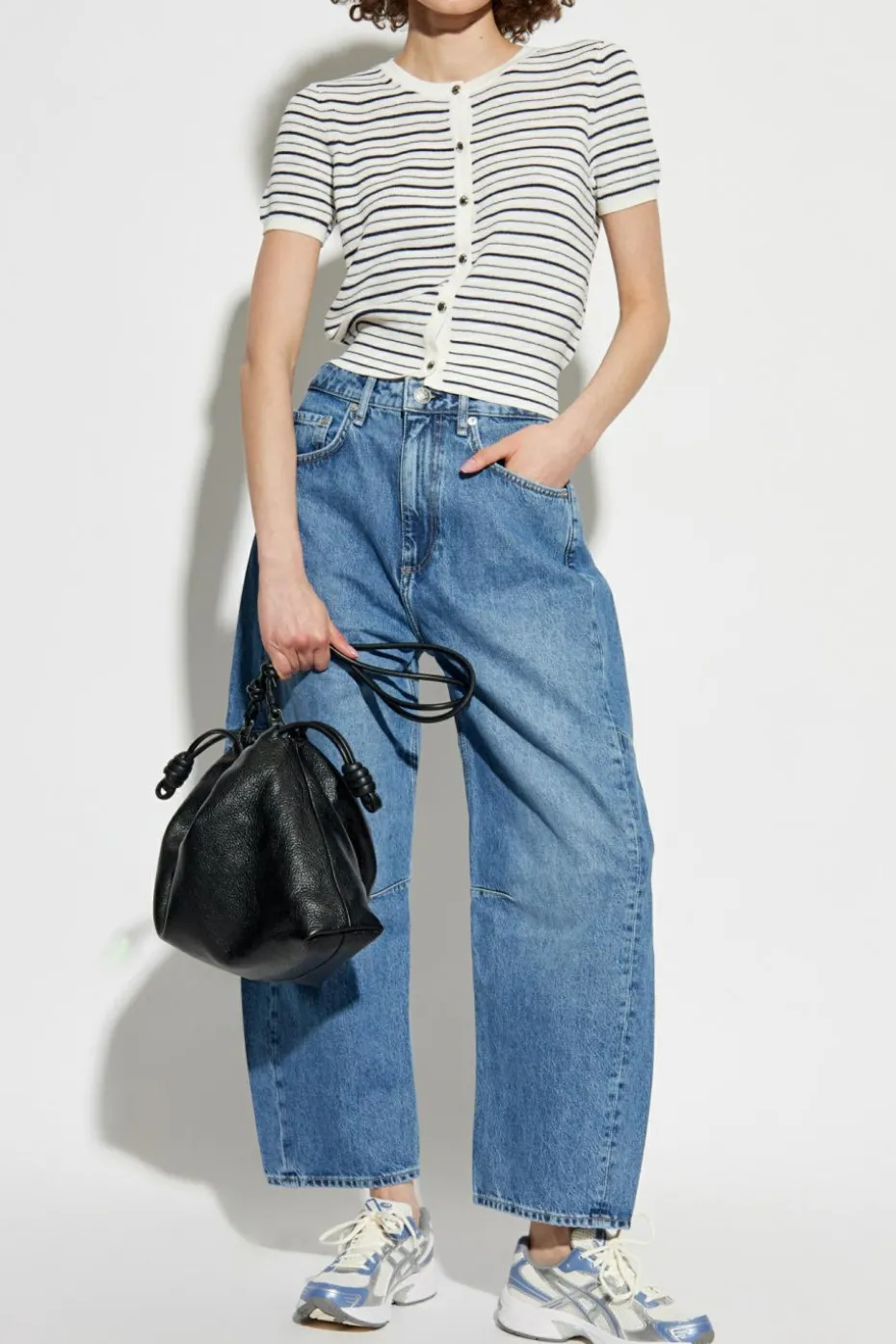 Rag & Bone NIEBIESKI Jeansy `The Charlie`