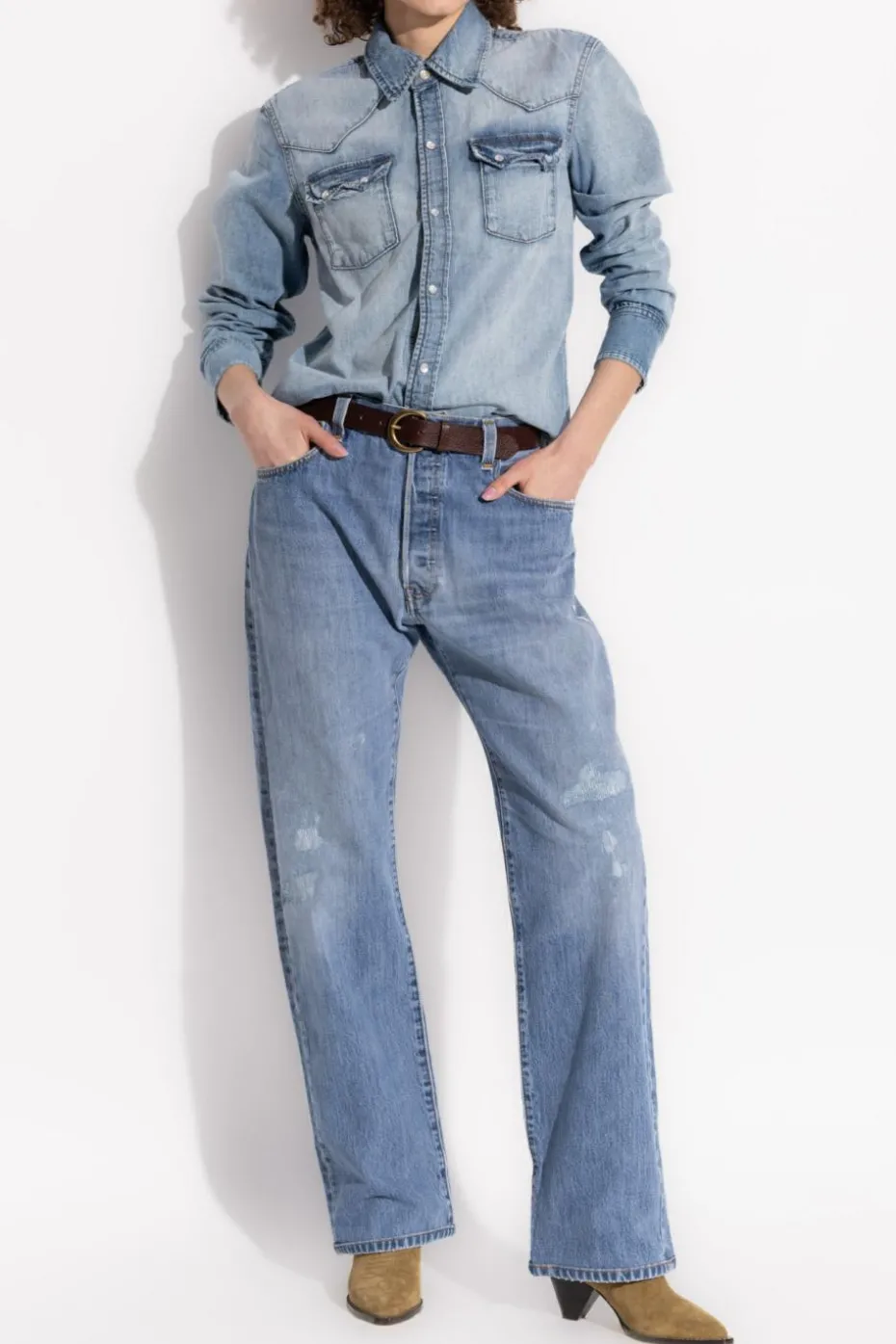 RE/DONE NIEBIESKI RE/DONE X Levis