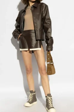 Rick Owens beżowy Top `Level T`