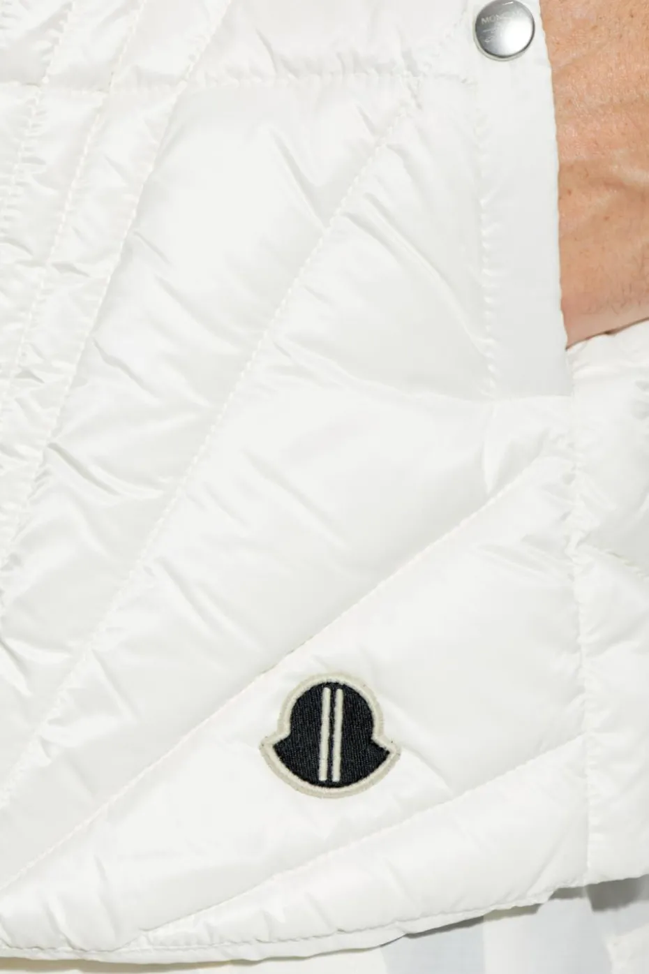 Rick Owens BIAŁY Rick Owens x Moncler