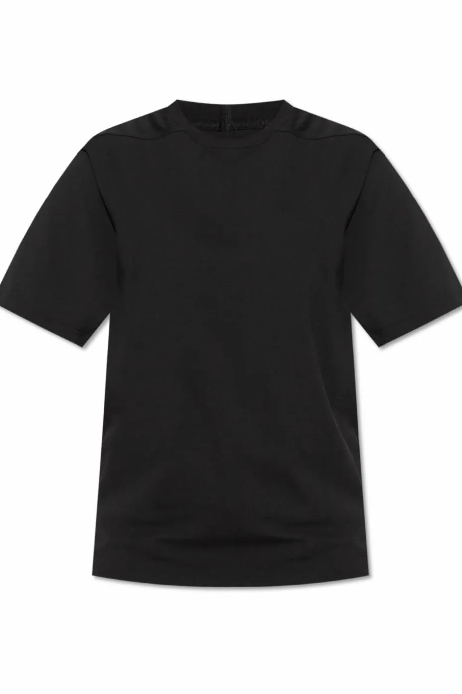 Rick Owens CZARNY Bawełniany t-shirt z okrągłym dekoltem