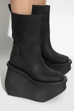 Rick Owens CZARNY Buty na platformie