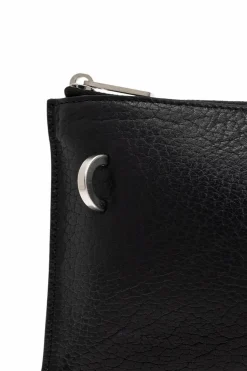 Rick Owens CZARNY Skórzana torba do ręki