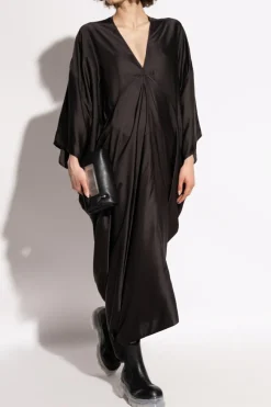 Rick Owens CZARNY Sukienka `Tommyknite`