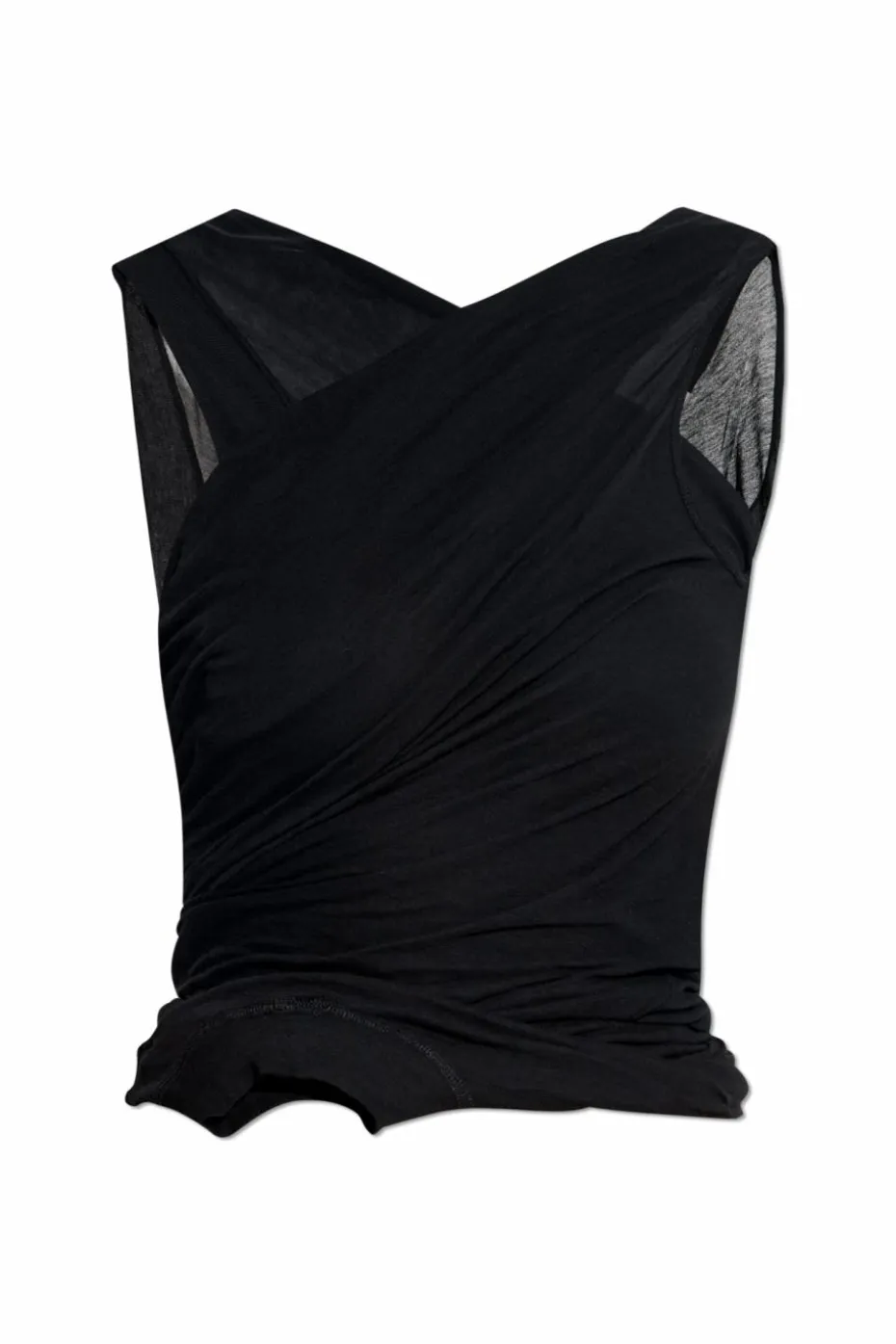 Rick Owens CZARNY Top `Hopllywood`