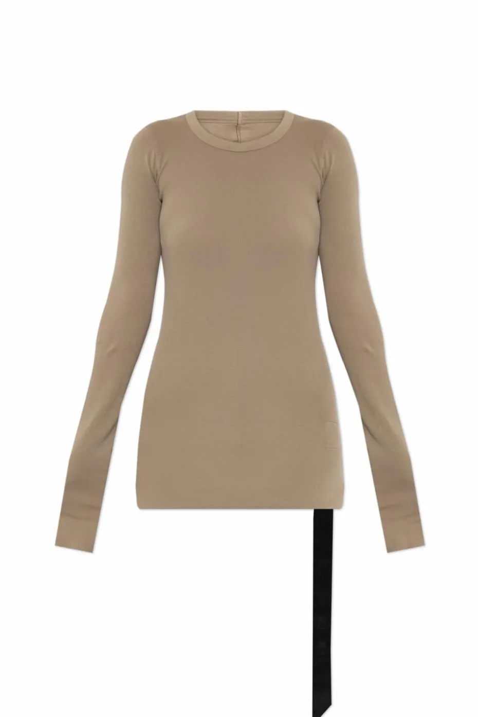 Rick Owens DRKSHDW beżowy T-shirt `Rib`
