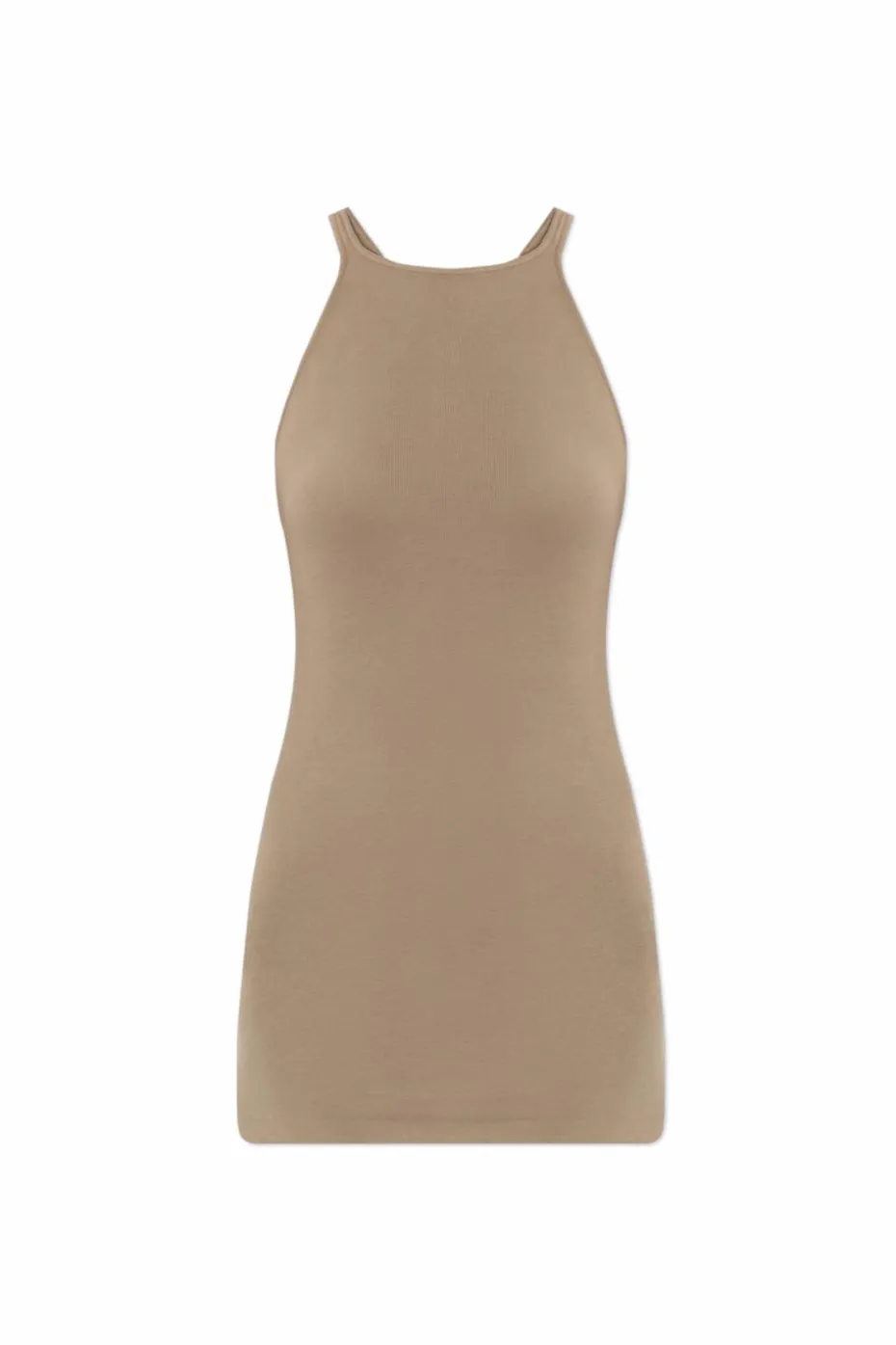 Rick Owens DRKSHDW beżowy Top `Racer`