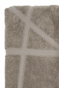Rick Owens SZARY Ręcznik z logo