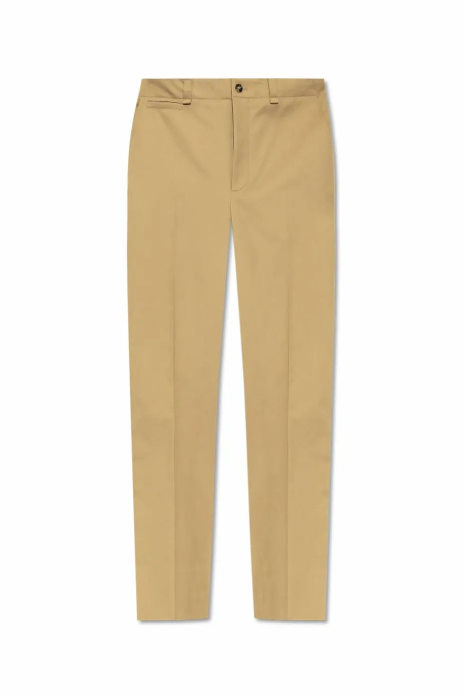 Saint Laurent beżowy Bawełniane spodnie