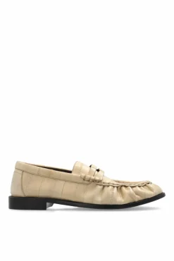 Saint Laurent beżowy Skórzane buty `Le Loafer`
