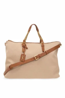 Saint Laurent beżowy Torba podręczna