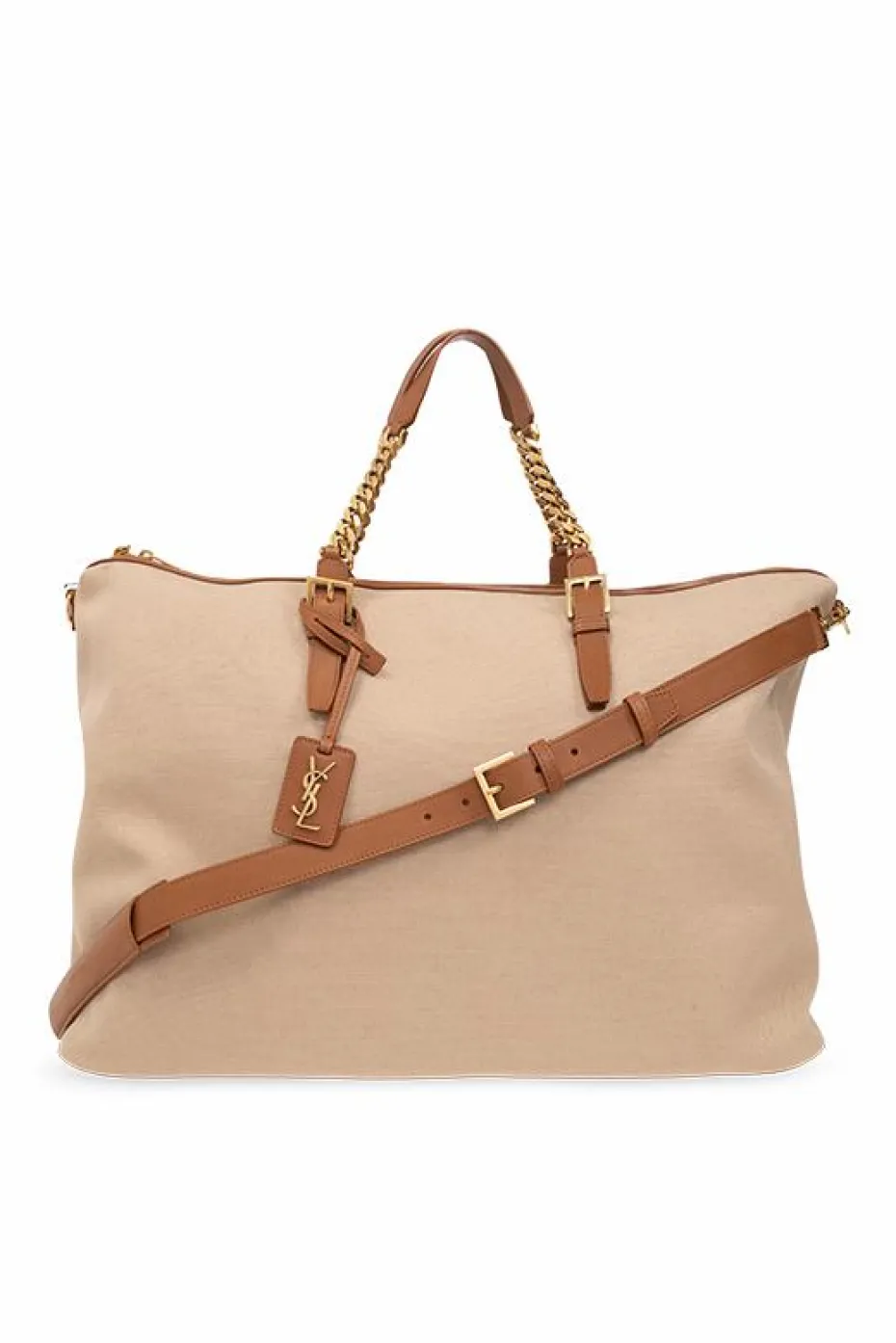 Saint Laurent beżowy Torba podręczna