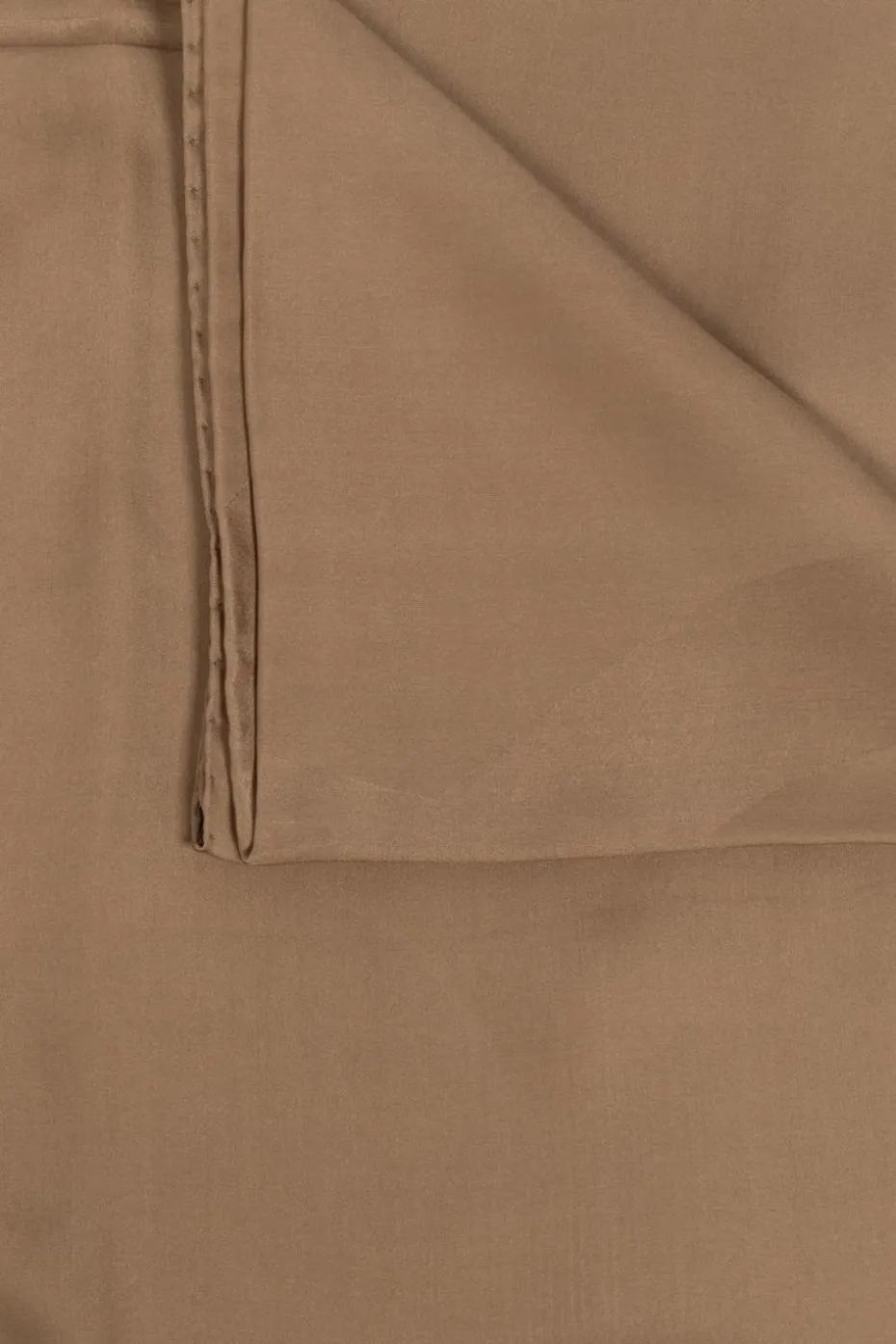 Saint Laurent BRĄZOWY Jedwabna chusta