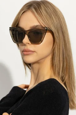 Saint Laurent BRĄZOWY Okulary przeciwsłoneczne ‘SL 214 KATE’