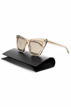 Saint Laurent BRĄZOWY Okulary przeciwsłoneczne ‘SL 214 KATE’