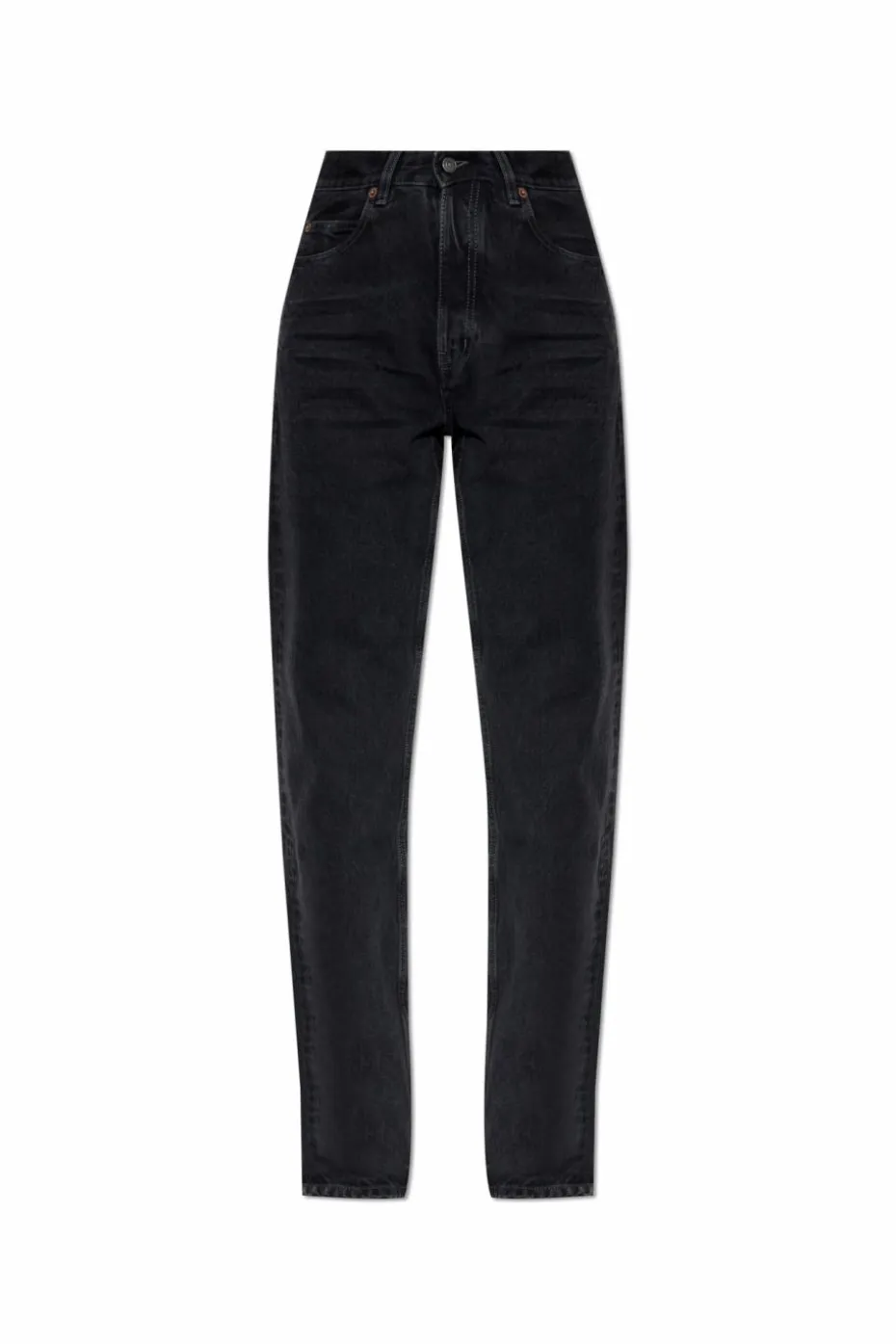 Saint Laurent CZARNY Jeansy z wysokim stanem