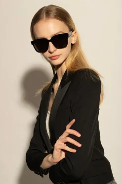 Saint Laurent CZARNY Okulary przeciwsłoneczne ‘Monogram SL M40’