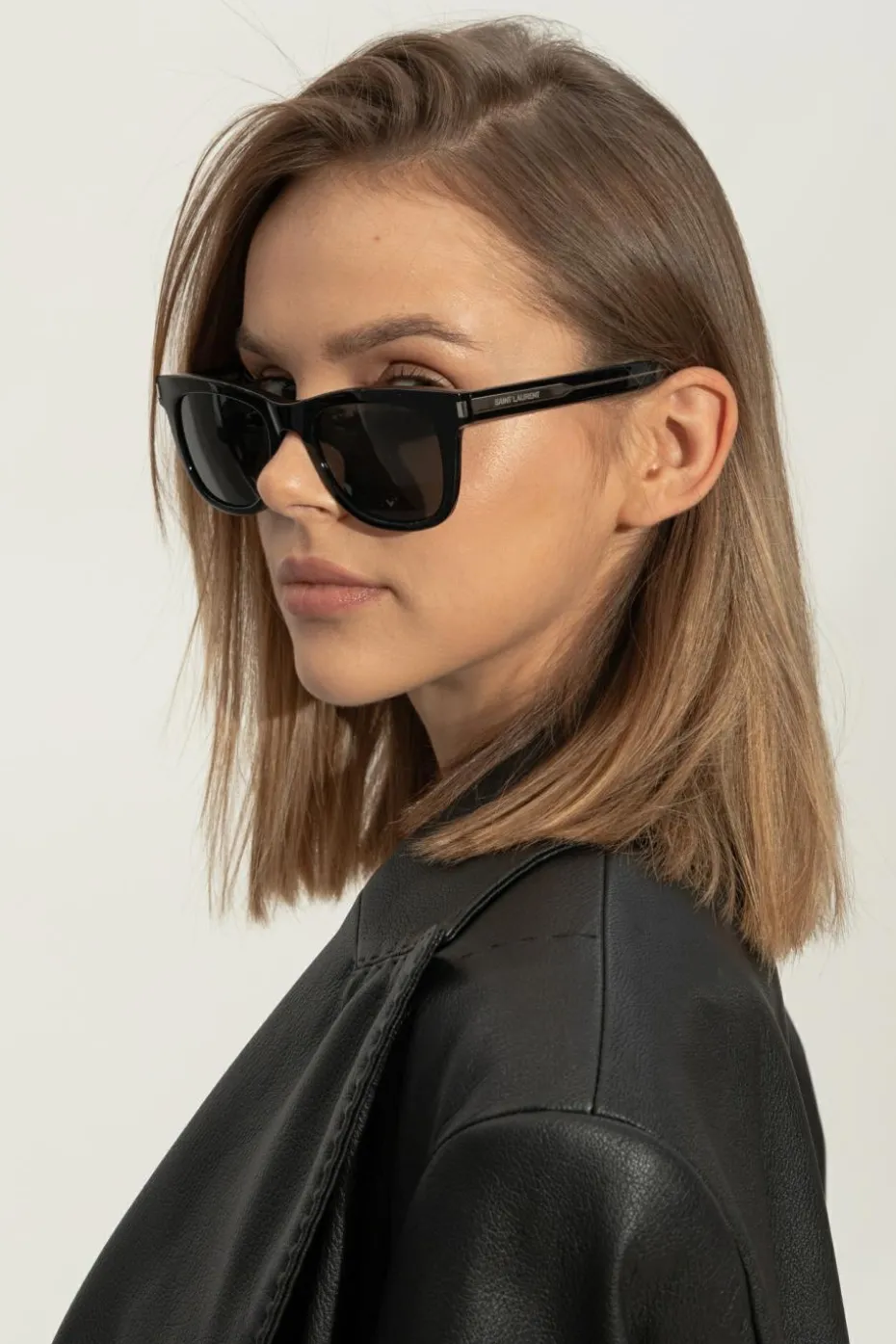 Saint Laurent CZARNY Okulary przeciwsłoneczne `SL 712`