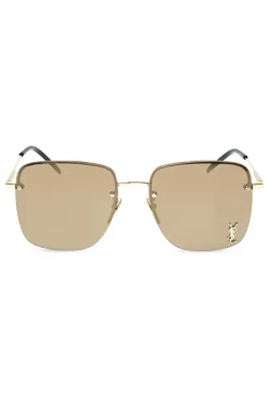 Saint Laurent CZARNY Okulary przeciwsłoneczne z logo ‘SL 312 M’
