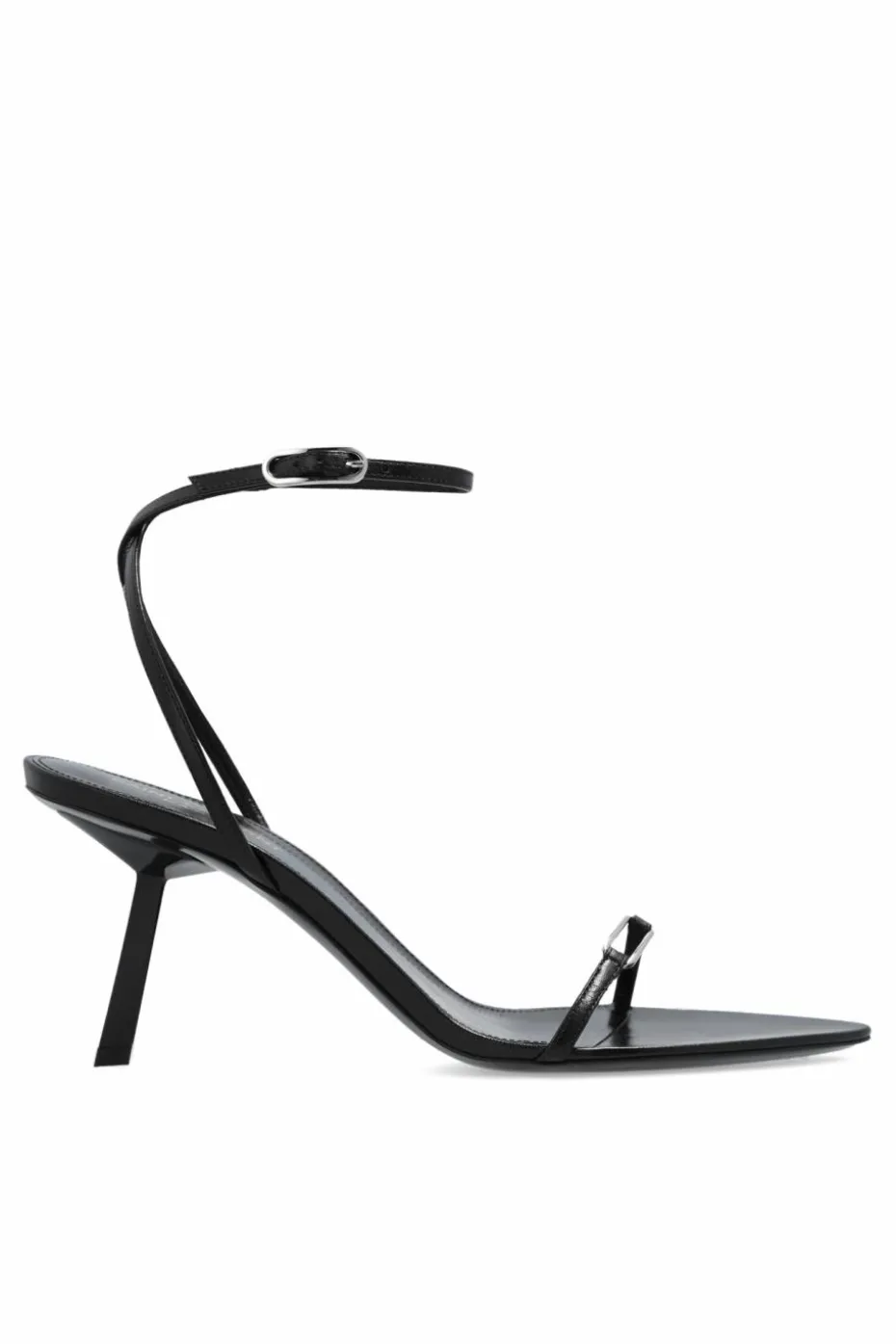 Saint Laurent CZARNY Sandały ‘Kitty’