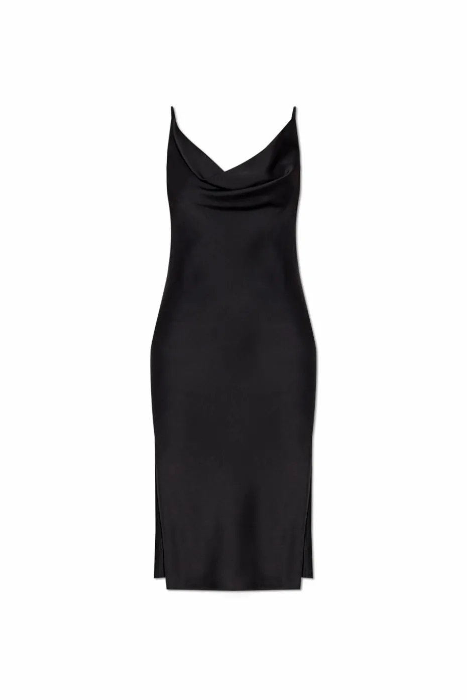 Saint Laurent CZARNY Sukienka na ramiączkach