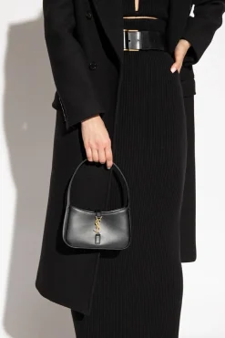 Saint Laurent CZARNY Torba do ręki ‘Le 5 A 7 Mini’ typu ‘hobo’