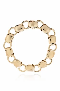 Saint Laurent ZŁOTY Mosiężny choker