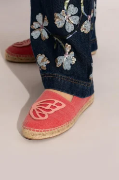 Sophia Webster RÓŻOWY Espadryle ‘Butterfly’