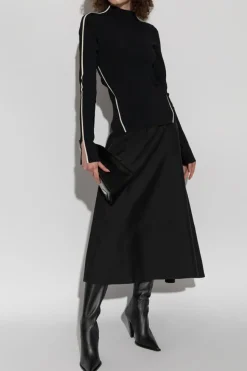 Sportmax CZARNY Top ‘Adda’