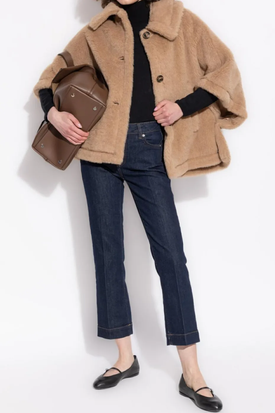 Sportmax GRANATOWY Jeansy `Rekord`