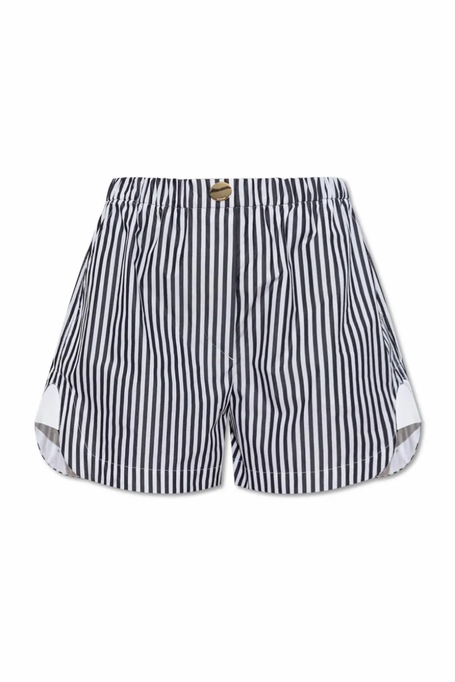 Sportmax SZARY Szorty w paski ‘Muscari’