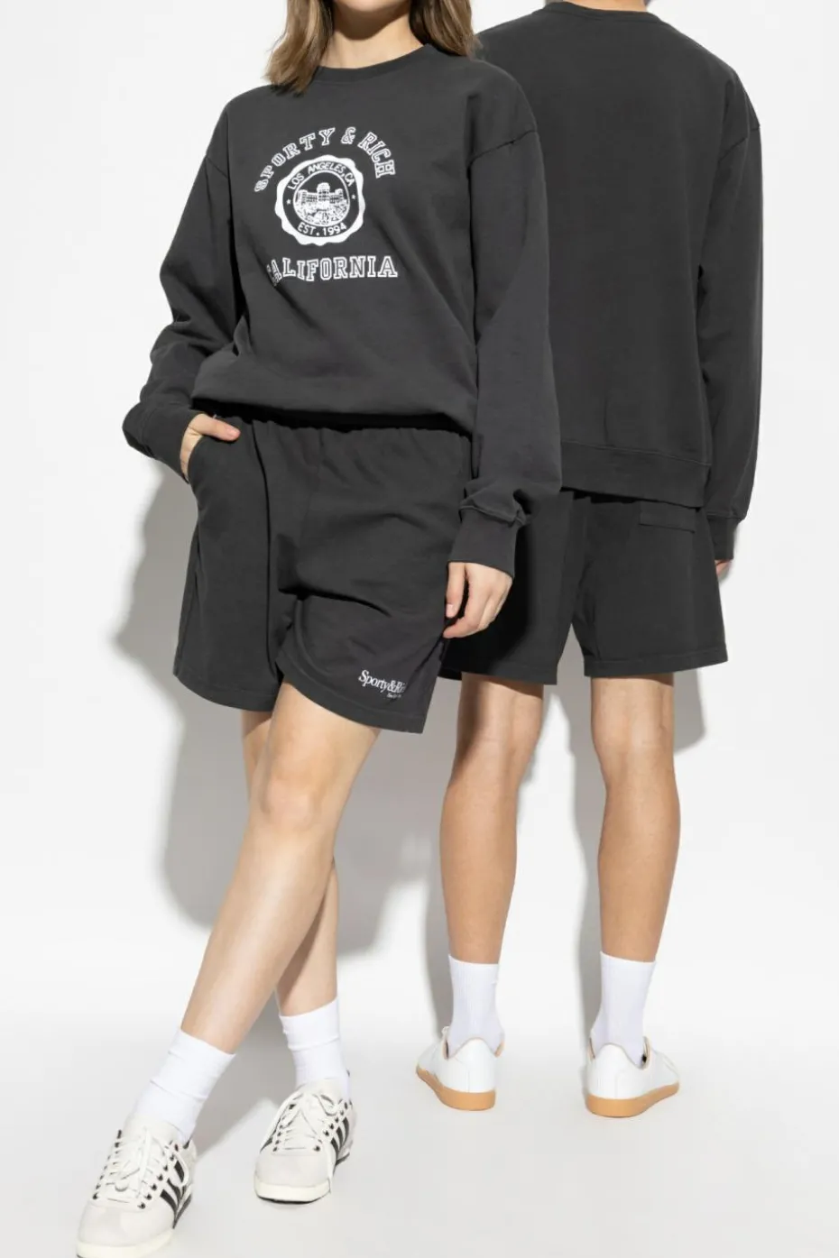 Sporty & Rich CZARNY Bluza `California Emblem`