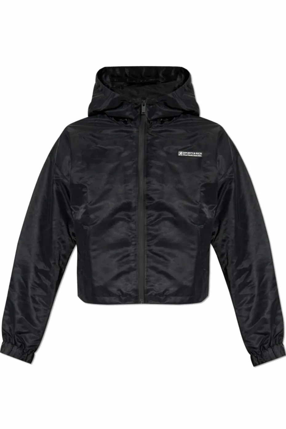 Sporty & Rich CZARNY Kurtka z logo