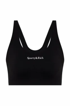 Sporty & Rich CZARNY Top z kolekcji `Core`