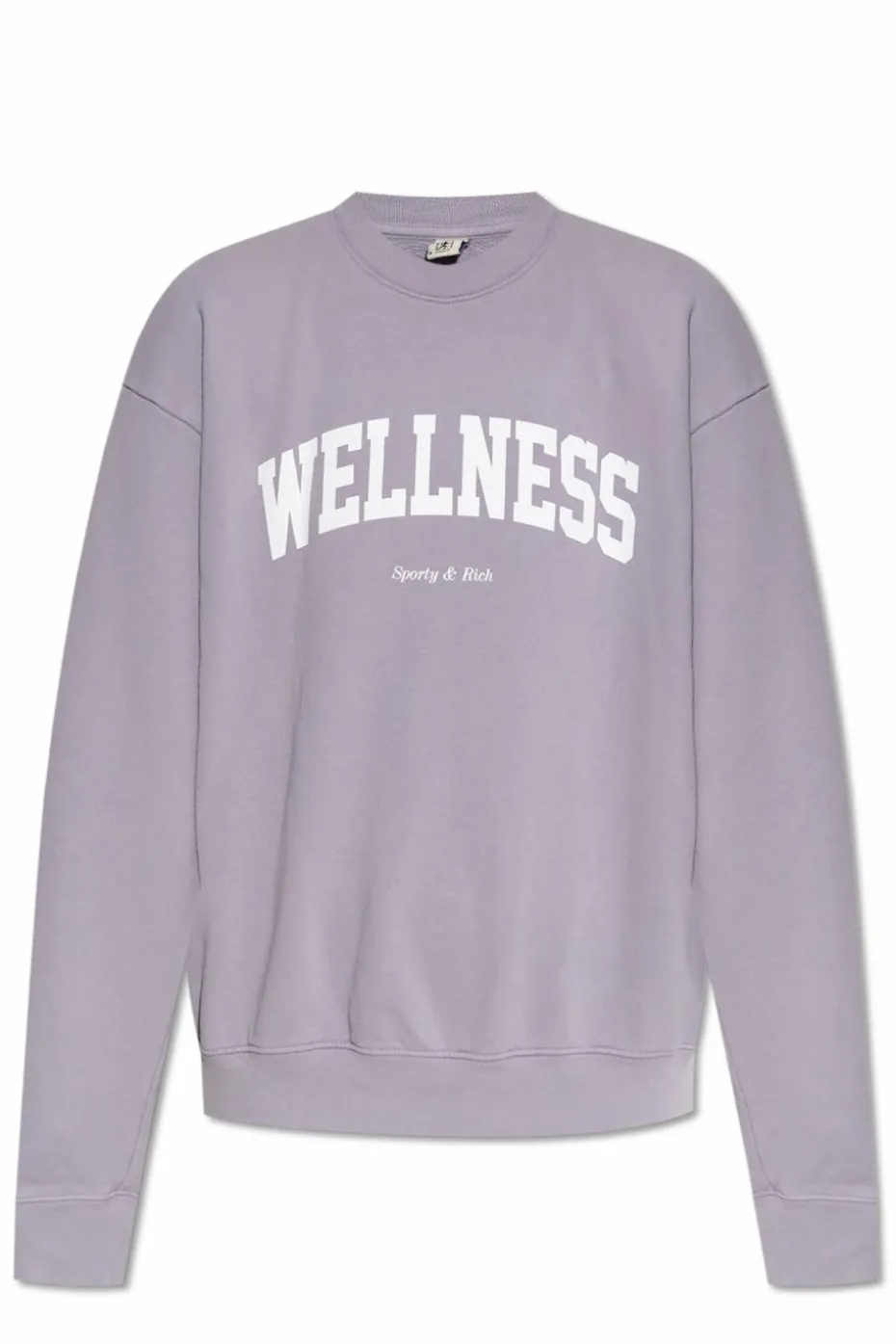 Sporty & Rich FIOLETOWY Bluza z logo