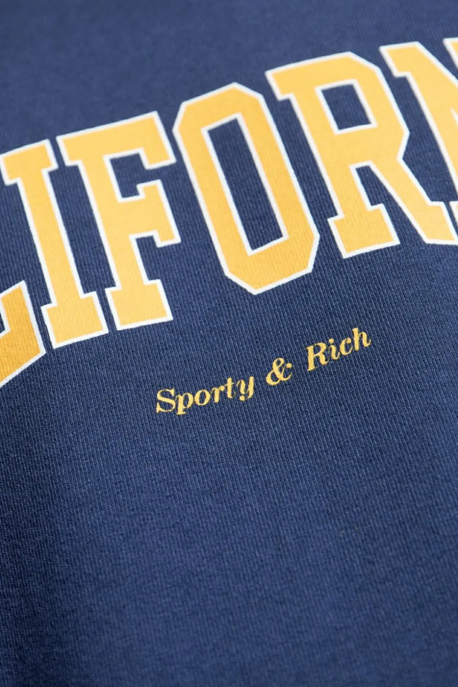 Sporty & Rich GRANATOWY Bluza z kolekcji `California`