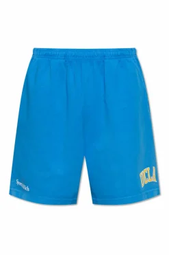 Sporty & Rich NIEBIESKI Szorty z kolekcji `UCLA`