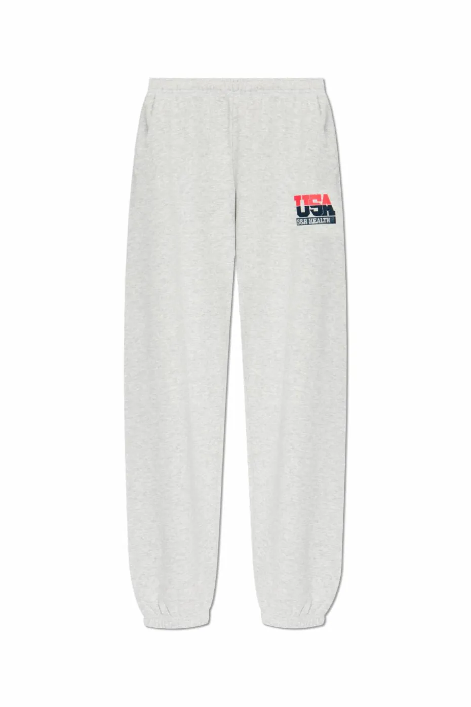 Sporty & Rich SZARY Spodnie dresowe z logo
