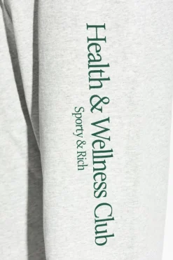 Sporty & Rich SZARY Spodnie dresowe z kolekcji `H&W Crest - Heather`