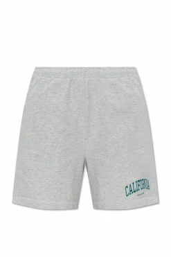 Sporty & Rich SZARY Szorty `California`