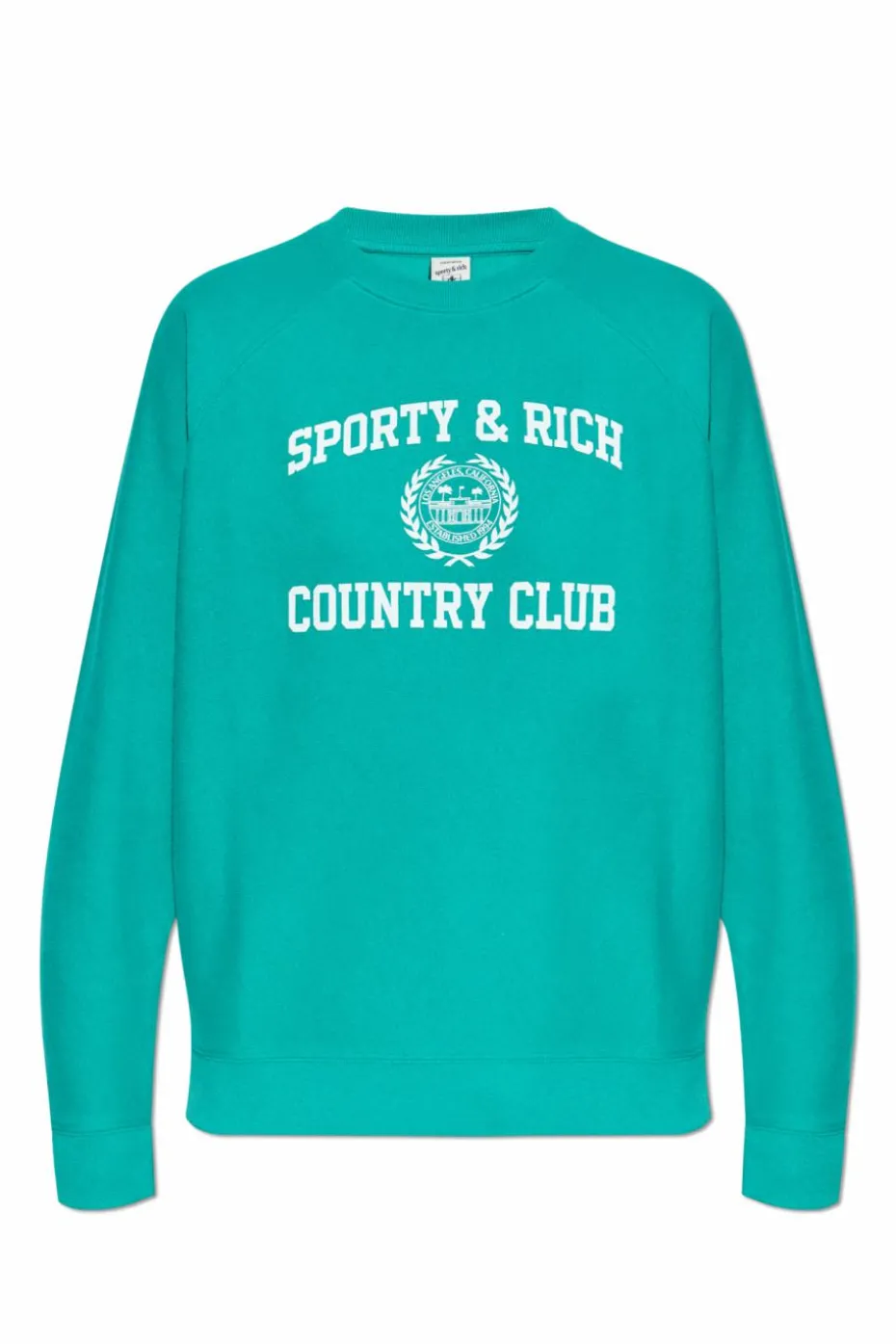 Sporty & Rich ZIELONY Bluza z nadrukiem