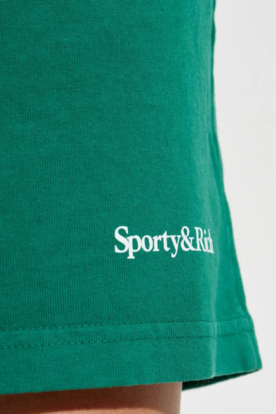 Sporty & Rich ZIELONY Szorty z logo