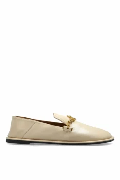 Stella McCartney kremowy Buty `Ryder` typu `loafers`