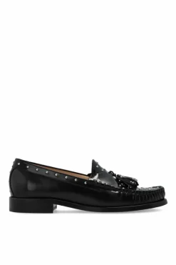 Stuart Weitzman CZARNY Buty `Lottie` typu `loafers`